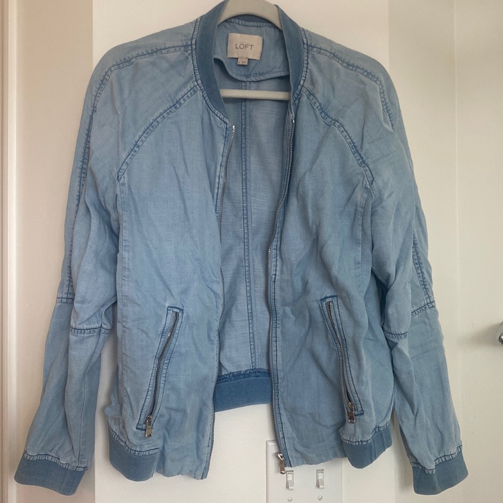 LOFT chambray jacket